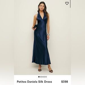 Reformation Daniela Silk Dress